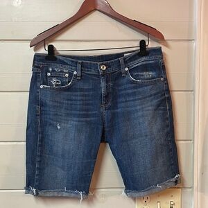 Rag & Bone Dre Capri Denim Shorts Size 29.
